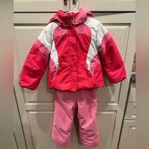 Obermeyer girls ski suit, size 5T